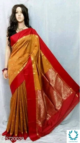 Kanjeevaram Designer Silk Saree - Kanjeevaram Silk, Woven Design, Pack Of:1